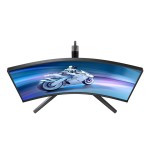 Monitor philips 32m2c5500w/00  80 cm [31.5] 2560 x 1440 pixeles negro