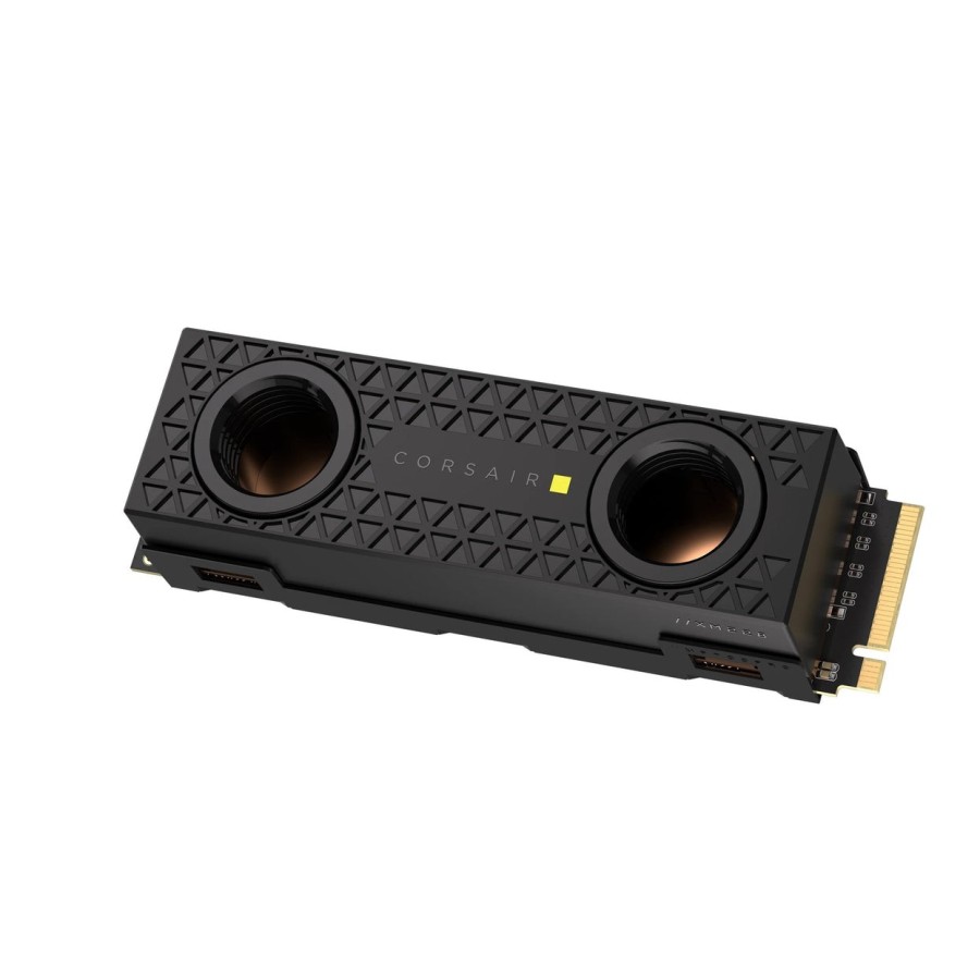 Corsair 2tb mp700 pro hydro x gen5 m.2 nvme ssd w/ water-cooled block m.2 2280 pcie 5.0 r/w 12.4k/11.8k mb/s 1.5m/1.6m iops