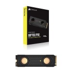 Corsair 2tb mp700 pro hydro x gen5 m.2 nvme ssd w/ water-cooled block m.2 2280 pcie 5.0 r/w 12.4k/11.8k mb/s 1.5m/1.6m iops