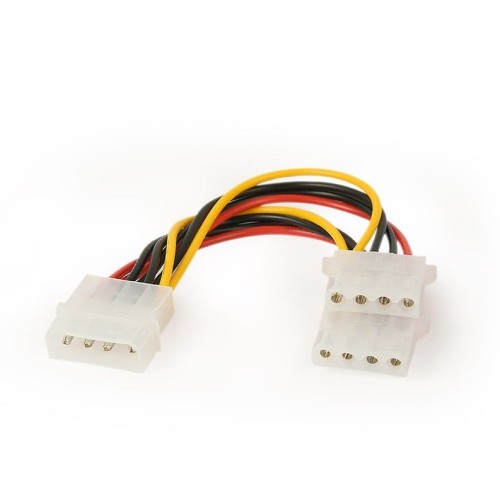 Gembird cable de alimentacion 5.25 molex a doble molex 0.15m  cc-psu-1