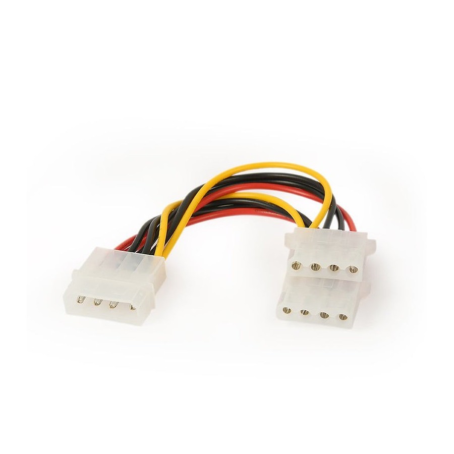 Gembird cable de alimentacion 5.25 molex a doble molex 0.15m  cc-psu-1