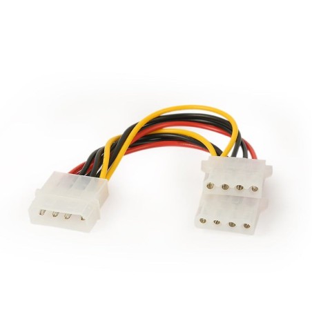 Gembird cable de alimentacion 5.25 molex a doble molex 0.15m  cc-psu-1