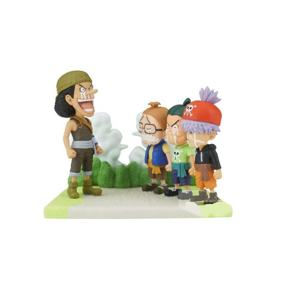 Figura banpresto one piece world collectable log stories usopp pirates 7cm