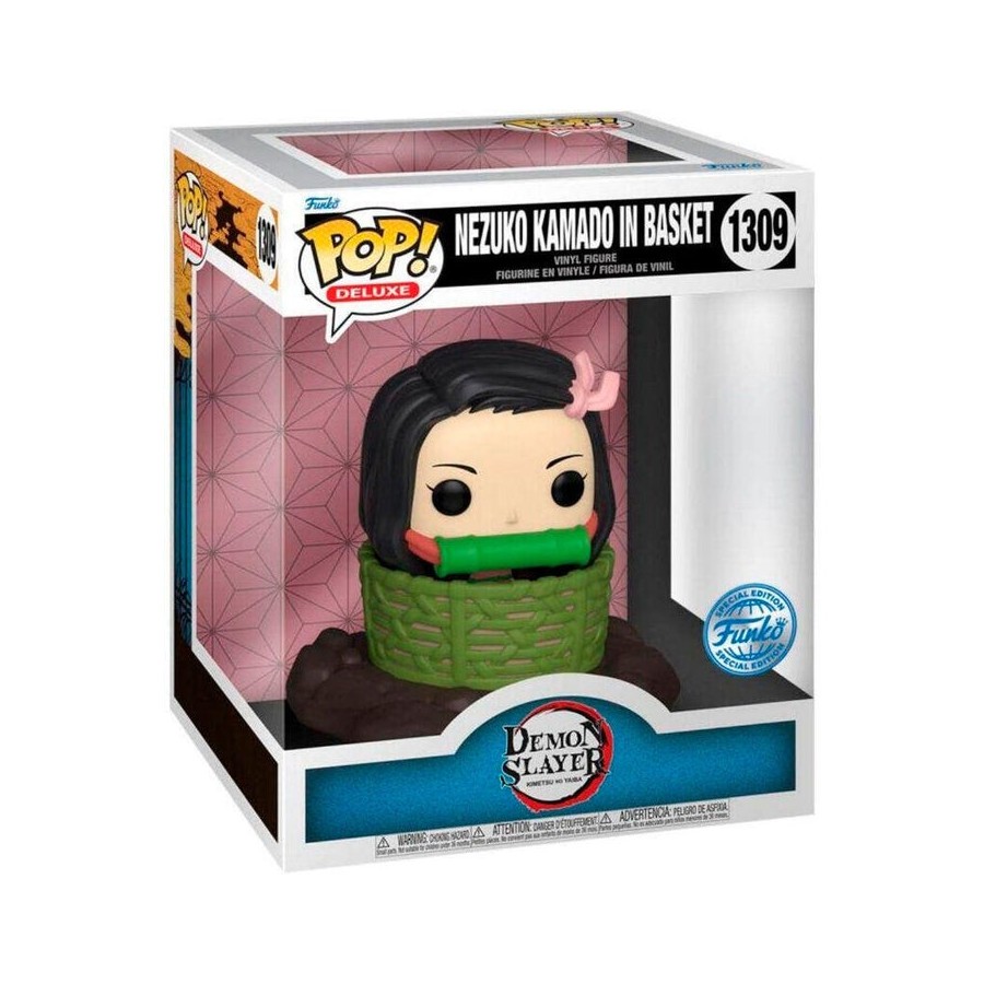 Figura pop deluxe demon slayer kimetsu no yaiba nezuko kamado in basket exclusive