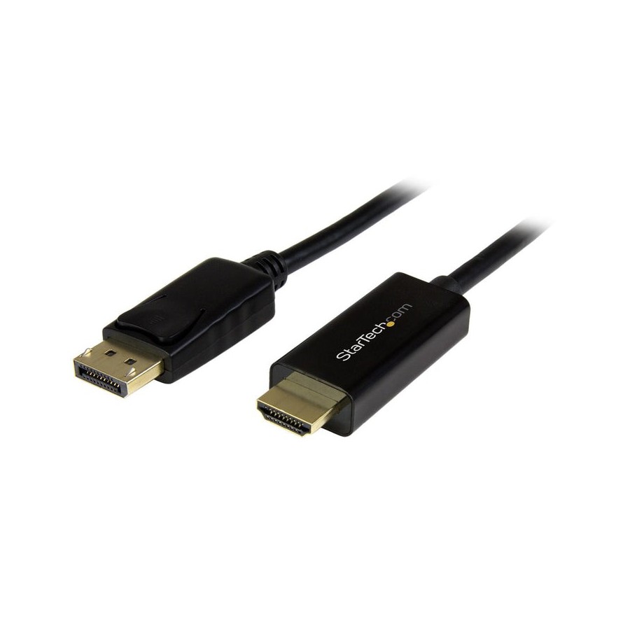 Startech cable displayport(m) a hdmi(m)  2m  negro