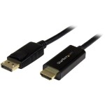 Startech cable displayport(m) a hdmi(m)  2m  negro