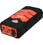 Arrancador de batería para coche yato yt-83081 banco de energía para automóvil 9000 mah 9000 mah negro, naranja