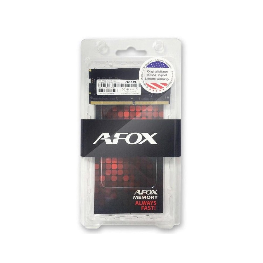 Memoria  afox so-dimm ddr4 8gb 3200mhz