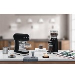 Smeg espresso machine (ecf02bleu) negro negro