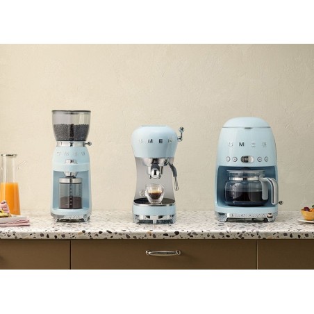 Smeg espresso machine (ecf02bleu) negro negro