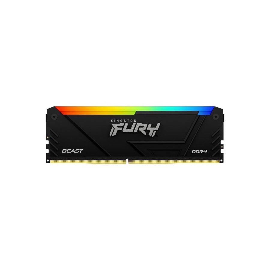 Memoria kingston ddr4 fury beast rgb 8gb 3600 mhz  kf436c17bb2a/8