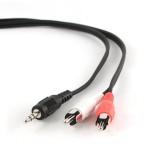 Gembird cable jack a 2xrca/3.5mm m/m 1.50m