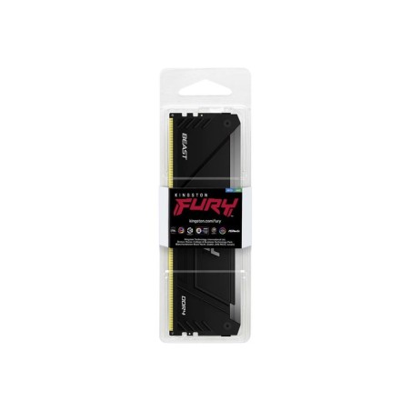 Memoria kingston technology fury beast rgb 8gb ddr4, 3200 mhz, 288-pin dimm, kf432c16bb2a/8
