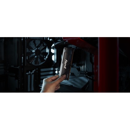 Memoria kingston technology fury beast rgb 8gb ddr4, 3200 mhz, 288-pin dimm, kf432c16bb2a/8