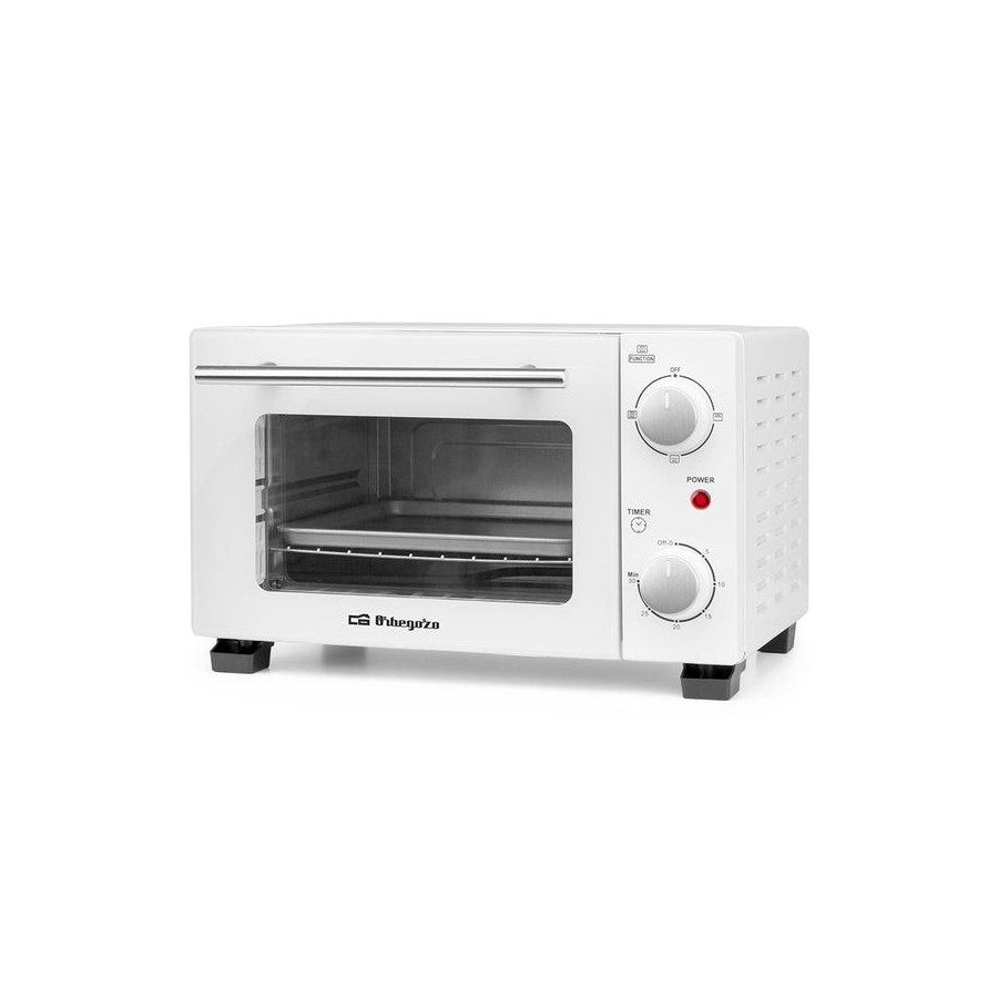 Horno de sobremesa orbegozo ho 975 800w capacidad 10l blanco