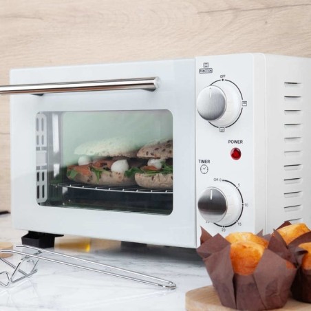 Horno de sobremesa orbegozo ho 975 800w capacidad 10l blanco