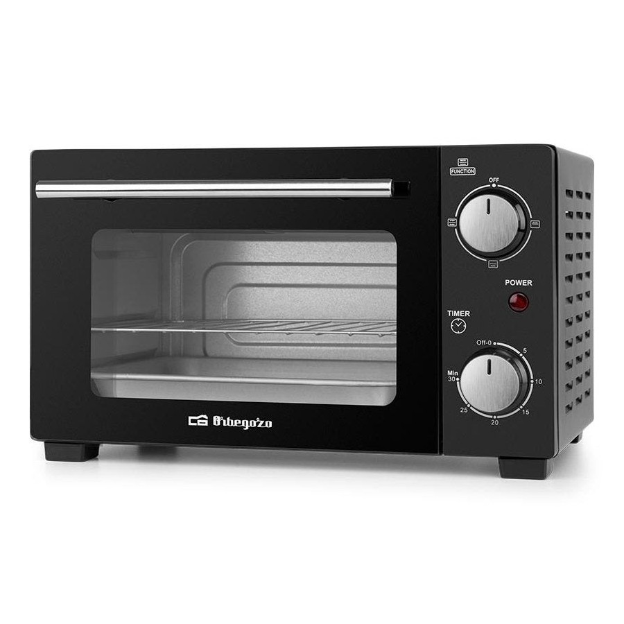 Horno de sobremesa orbegozo ho 985 800w capacidad 10l negro