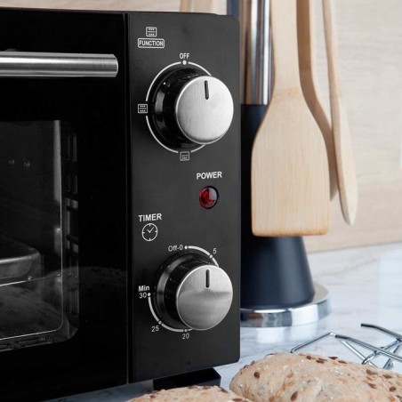 Horno de sobremesa orbegozo ho 985 800w capacidad 10l negro