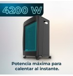 Estufa de gas cecotec readywarm 4200 blueflame foldable