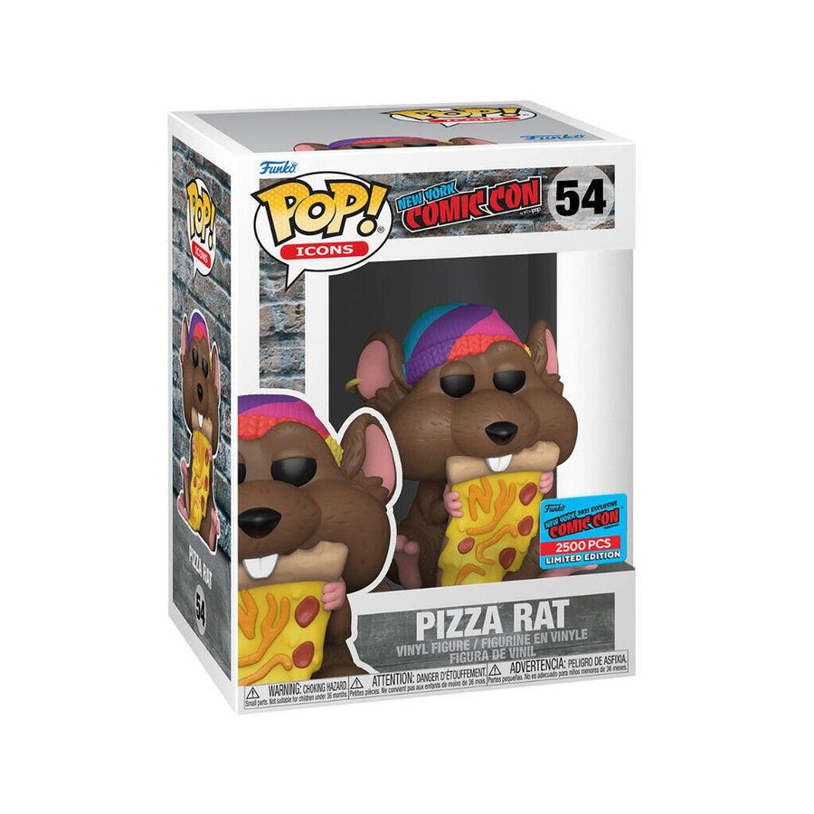 Figura pop new york comiccon pizza rat exclusive