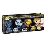 Blister 4 figuras pop star wars exclusive