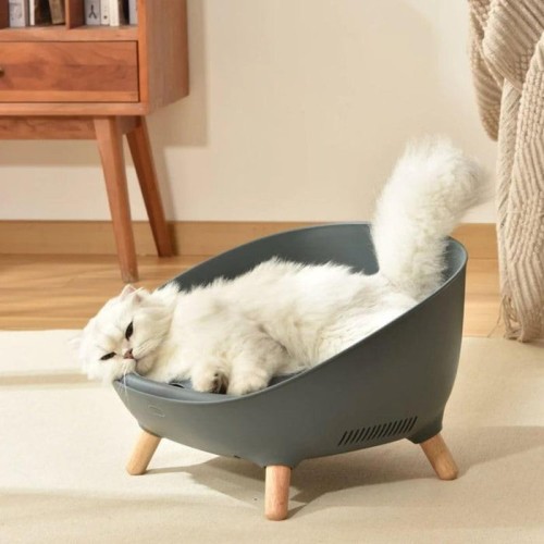 Cama para mascotas  petoneer cozy sofa gris