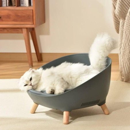 Cama para mascotas  petoneer cozy sofa gris