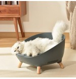 Cama para mascotas  petoneer cozy sofa gris