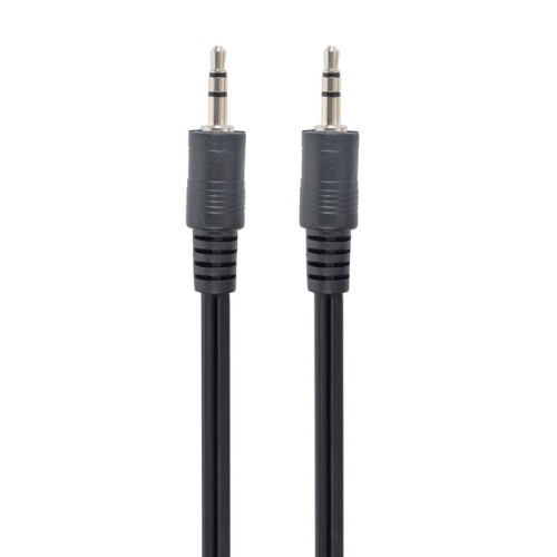 Gembird cable de audio jack 3.5 m/m 1.20m negro  cca-404