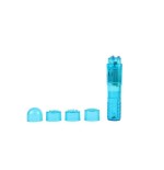 Mini masajeador 3 cabezales azul