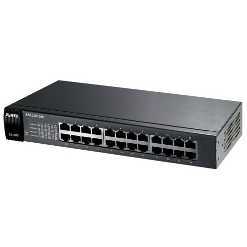 Switch zyxel 24x fe es1100-24e metall