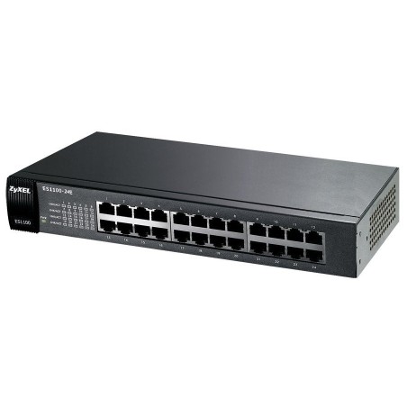Switch zyxel 24x fe es1100-24e metall