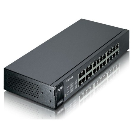 Switch zyxel 24x fe es1100-24e metall
