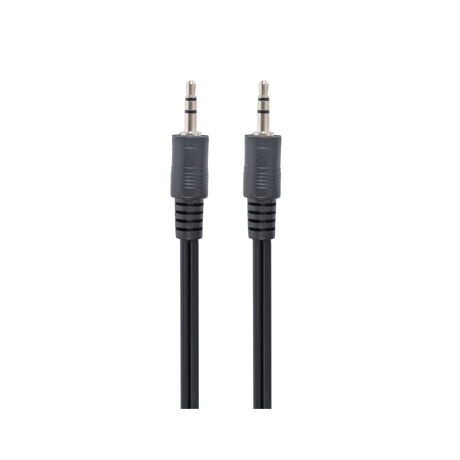 Gembird cable de audio jack 3.5 m/m 5m negro cca-404-5m