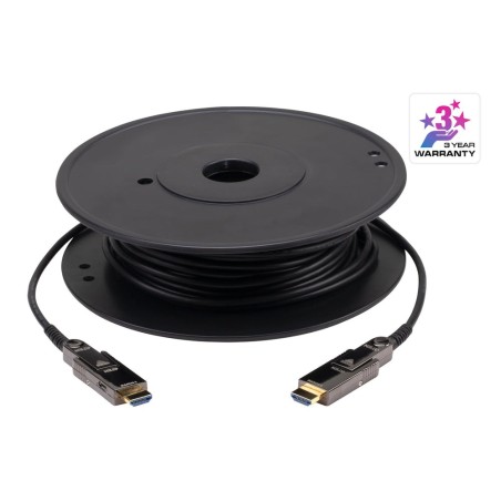 Cable hdmi a-a 60 metros optico activo 4k 60hz  18gbps aten cable aoc aten conector desmontable