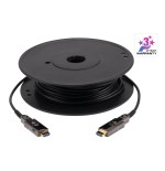 Cable hdmi a-a 60 metros optico activo 4k 60hz  18gbps aten cable aoc aten conector desmontable