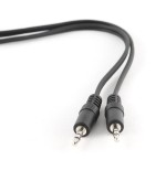 Gembird cable de audio jack 3.5 m/m 5m negro cca-404-5m