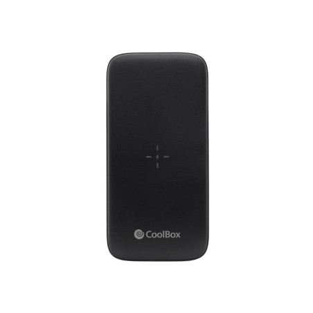 Bateria externa portátil power bank qi coolbox 10000mah negro