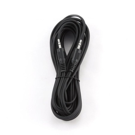 Gembird cable de audio jack 3.5 m/m 5m negro cca-404-5m