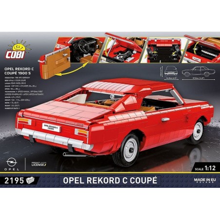 Cobi opel rekord c coupe, juguete de construcción cobi-24345