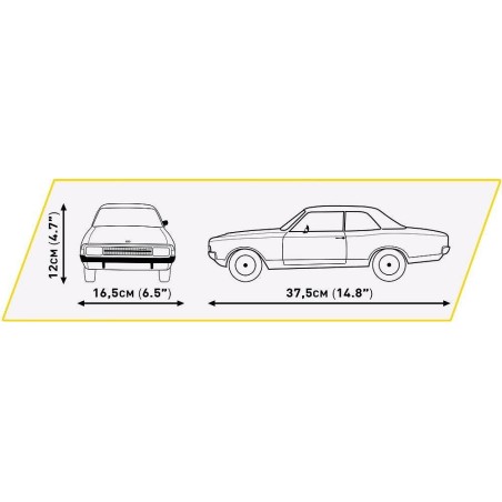 Cobi opel rekord c coupe, juguete de construcción cobi-24345