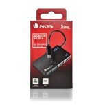 Hub usb tipo-c ngs wonderihub4 4xusb