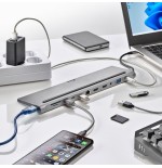 Ngs hub wonderdock12 type c 12 en 1 aluminio