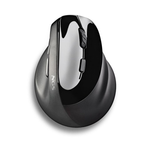 Ngs raton inalambrico vertical negro ergonomico
