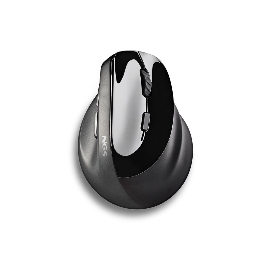 Ngs raton inalambrico vertical negro ergonomico