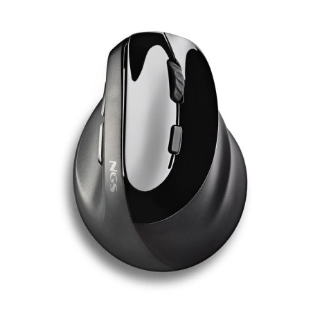 Ngs raton inalambrico vertical negro ergonomico