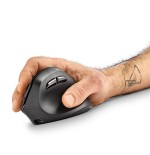 Ngs raton inalambrico vertical negro ergonomico