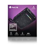 Ngs altavoz port bt luces rgb ipx6 color negro 15w