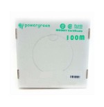 Powergreen bobina de cable cat 6 ftp 100 metros 100 m gris