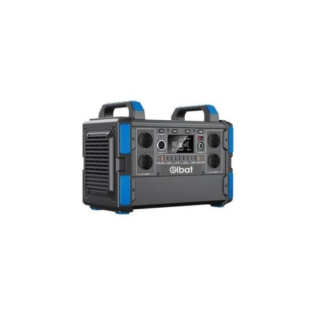 Elbat generador de energia portatil - 1000w - bateria de litio 327.600mah - funcion bms - carga con panel solar -